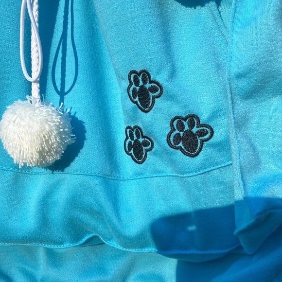 Soft, warm hoodie sweatshirt eith Poms Large fur baby pocket / fur family mom - Picture 9 of 13
